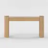 Picture of Japandi 60" Oval Sintered Stone Console Table With 2 Drawers – AUD-H2897