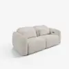 227 cm 2-Seater Chenille Zero Gravity Power Reclining Sofa with Pillows & USB Port