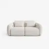 227 cm 2-Seater Chenille Zero Gravity Power Reclining Sofa with Pillows & USB Port