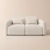 227 cm 2-Seater Chenille Zero Gravity Power Reclining Sofa with Pillows & USB Port