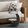 Swan Couple Resin Sculpture in Black & Silver for Home Table Decor