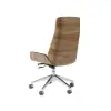 Picture of Ultic Matte Black L-Shaped Home Office Desk & Faux Leather Office Chair Set with Wheels