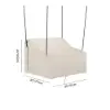 Tevara 600D Tough Canvas Waterproof Outdoor Chair Covers in Ivory