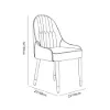 73"-93" Extendable Kitchen Island Set with 4 Dining Chairs