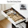 73"-93" Extendable Kitchen Island Set with 4 Dining Chairs