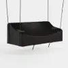 Tevara Outdoor 2-Seater Hanging Swing Sofa in Sand with Black Cover