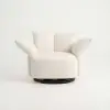Picture of Florvia Chenille Swivel Adjustable-Armrest Accent Chair – AUD-H2960