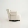 Picture of Florvia Chenille Swivel Adjustable-Armrest Accent Chair – AUD-H2960