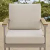 Tevara Outdoor Teak & Aluminium Dining Chairs in Sand, Set of 6