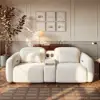 102" 2-Seater Chenille Dual-Motor Power Reclining Sofa with Multifunctional Centre Console