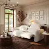 102" 2-Seater Chenille Dual-Motor Power Reclining Sofa with Multifunctional Centre Console