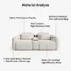 102" 2-Seater Chenille Dual-Motor Power Reclining Sofa with Multifunctional Centre Console