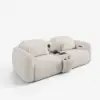 102" 2-Seater Chenille Dual-Motor Power Reclining Sofa with Multifunctional Centre Console