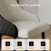 Diamic Black Faux Leather Upholstered Counter Stool, 1 Piece