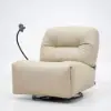 Genuine Leather Power Swivel Rocker Recliner Accent Chair with Phone Holder – AUD-H2973