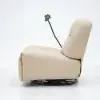 Genuine Leather Power Swivel Rocker Recliner Accent Chair with Phone Holder – AUD-H2973