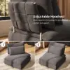 108" 3-Piece Light Grey Chenille Modular Sectional Sofa with Hidden Storage