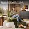 108" 3-Piece Evergreen Chenille Modular Sectional Sofa with Hidden Storage