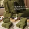 72" 2-Piece Evergreen Chenille Modular Sectional Sofa with Hidden Storage