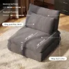 72" 2-Piece Light Grey Chenille Modular Sectional Sofa with Hidden Storage