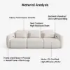 312cm 3-Seater Chenille Zero Gravity Power Reclining Sofa with Pillows & USB Port