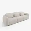 312cm 3-Seater Chenille Zero Gravity Power Reclining Sofa with Pillows & USB Port