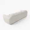 312cm 3-Seater Chenille Zero Gravity Power Reclining Sofa with Pillows & USB Port