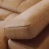 95" 2-Seater Genuine Leather Power Convertible Sleeper Sofa with Adjustable Armrests