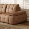 Picture of 130" 3-Seater Genuine Leather Power Convertible Sleeper Sofa with Adjustable Armrests – AUD-H2988