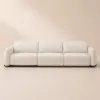 Curva 302cm Genuine Leather Power Reclining Sofa with Adjustable Headrest