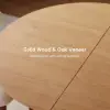 Picture of Dining Set 47"–79" Extendable Solid Wood Dining Table with 6 Chairs