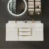 Aro 120cm Floating Double Bathroom Vanity with Sink and Sintered Stone Top