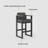 Tevara 3-Piece Outdoor Teak Wood Modern Bar Dining Table Set with 2 Chairs – AUD-H3000
