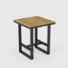 Tevara 3-Piece Outdoor Teak Wood Modern Bar Dining Table Set with 2 Chairs – AUD-H3000