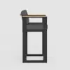 Tevara 3-Piece Outdoor Teak Wood Modern Bar Dining Table Set with 2 Chairs – AUD-H3000