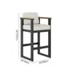 Tevara 3-Piece Outdoor Teak Wood Modern Bar Dining Table Set with 2 Chairs – AUD-H3001
