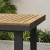 Tevara 3-Piece Outdoor Teak Wood Modern Bar Dining Table Set with 2 Chairs – AUD-H3001
