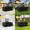 Tevara 600D Tough Canvas Waterproof Outdoor Patio Fire Pit Cover