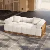Resaro 8-Piece Outdoor Modular Natural Teak Sectional Fluted Sofa Set – AUD-H3007