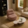 Performance Linen Swivel Slipper Accent Chair – AUD-H3009