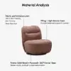Performance Linen Swivel Slipper Accent Chair – AUD-H3009
