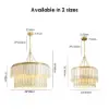 Picture of Enseo Coastal 8-Light Capiz Shell 2-Tiered Faceted Chandelier Pendant Light Gold White