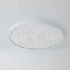 French Elegant White Resin 3D Carved LED 3-Mode Dimmable Flush Mount Ceiling Light