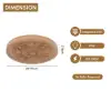 French Elegant Natural Resin 3D Carved LED 3-Mode Dimmable Flush Mount Ceiling Light