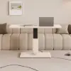47" Whitewash Lift-Top Height-Adjustable Coffee Table