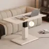 47" Whitewash Lift-Top Height-Adjustable Coffee Table