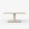 47" Whitewash Lift-Top Height-Adjustable Coffee Table