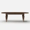 Dining Set 79"-94" Extendable Walnut Dining Table Walnut with 8 Chairs