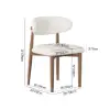 Dining Set 67"-79" Extendable Walnut Dining Table Walnut with 6 Chairs