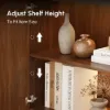 Aura Glass Tall Display Cabinet with LED Light